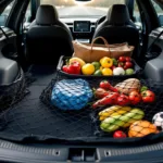 ein experte zeigt, wie faltbare cargo-netze dein e-auto praktischer und organisierter machen – ideal für mehr stauraum und flexibilität unterwegs.