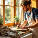 eine köchin enthüllt einen einfachen trick, mit dem sie ihr zuhause in der küche ganz einfach gemütlicher und wärmer gestalten können.