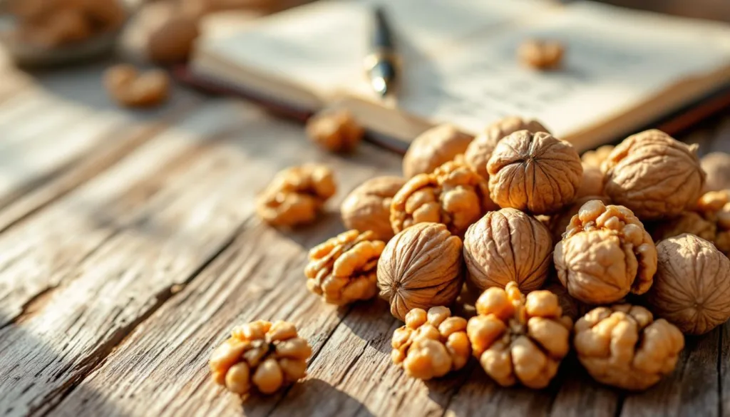 ich habe 30 tage lang täglich walnüsse gegessen und mein gedächtnis hat sich erstaunlich verbessert. erfahre mehr über die positiven auswirkungen von walnüssen auf die gehirnleistung.