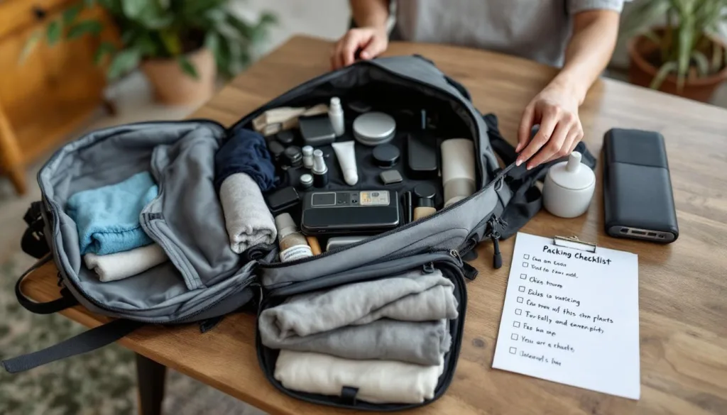 nutze diese praktische rückwärtspackliste, um sicherzustellen, dass du keine wichtigen essentials mehr vergisst – perfekt für stressfreies und gut organisiertes packen.