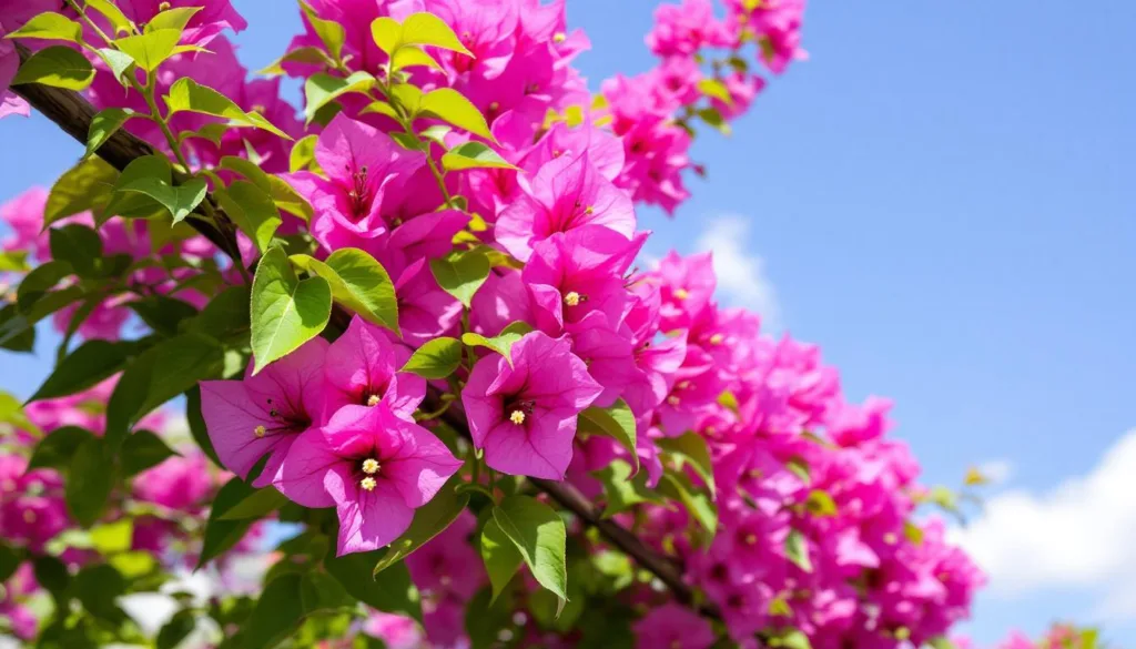 entdecken sie den einfachen trick, mit dem meine bougainvillea endlich wunderschön blühte. lassen sie sich inspirieren und bringen sie ihre pflanzen zum strahlen!