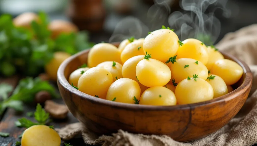 entdecken sie einen einfachen trick, um zu verhindern, dass kartoffeln beim kochen zerfallen – ganz ohne salz oder essig.