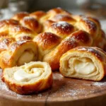 osterzopf mit quarkfüllung: einfaches rezept ohne küchenmaschine, das schnell gelingt und wunderbar schmeckt. perfekt für ein leckeres ostergebäck.